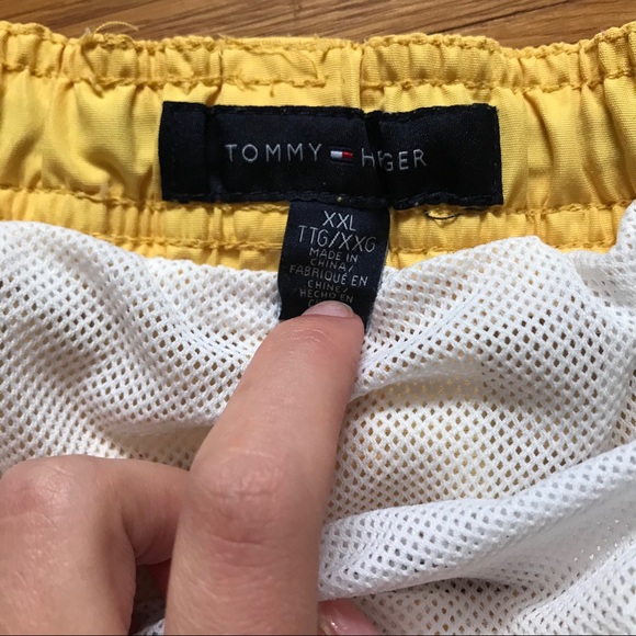 Tommy Hilfiger | Yellow Swim Trunks Size XXL - Picture 3 of 4